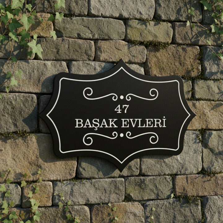 Kişiye Özel Vintage Metal Tabela 1
