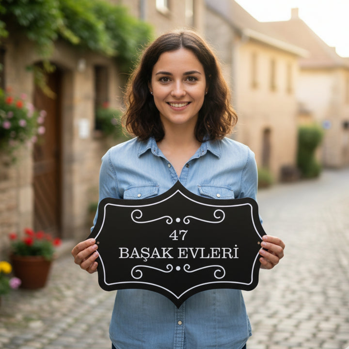 Kişiye Özel Vintage Metal Tabela 1