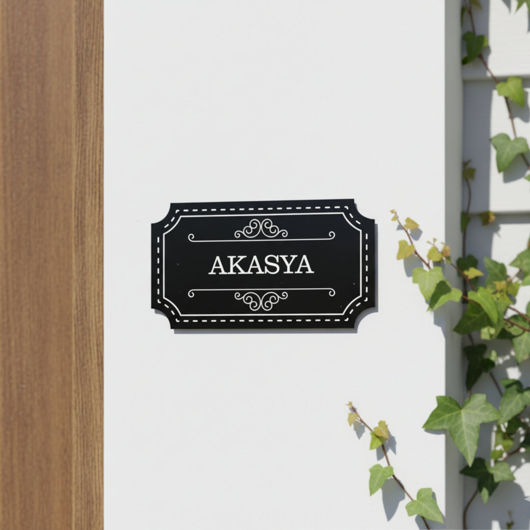 Kişiye Özel Vintage Metal Tabela 4