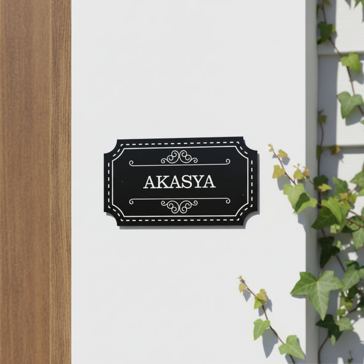 Kişiye Özel Vintage Metal Tabela 4