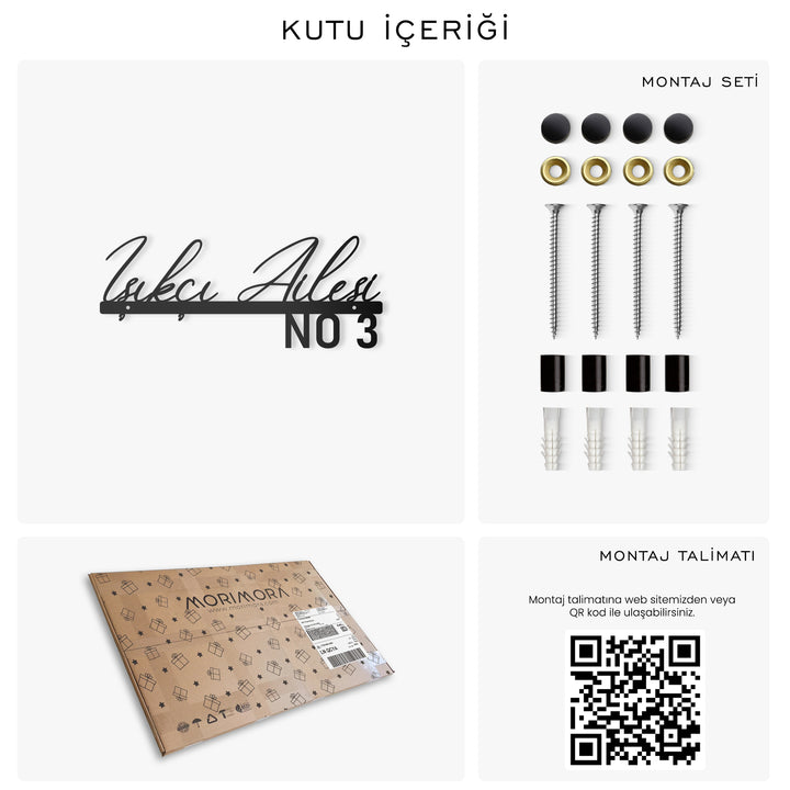 Kişiye Özel Metal Villa İsimliği