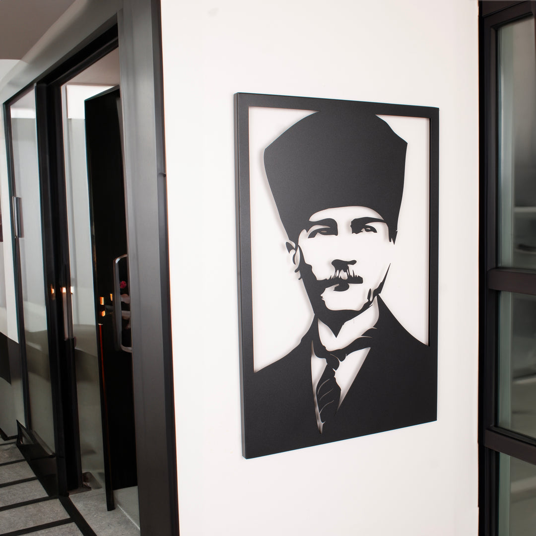 Atatürk Portesi Metal Duvar Tablosu