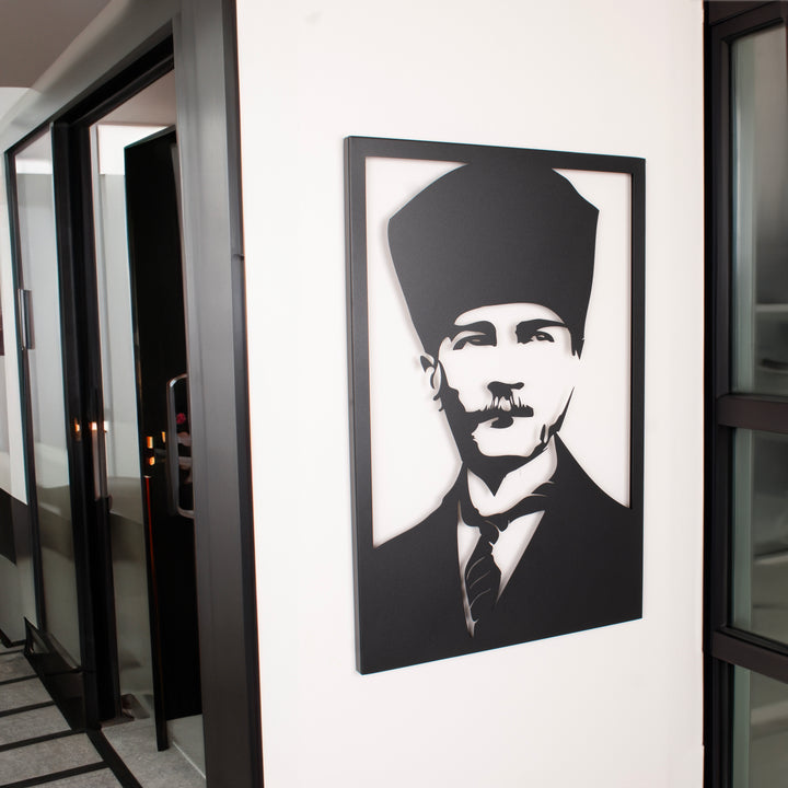 Atatürk Portesi Metal Duvar Tablosu