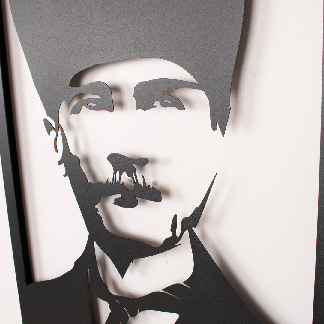 Atatürk Portesi Metal Duvar Tablosu