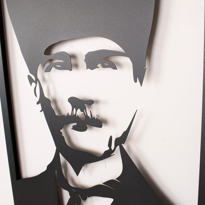 Atatürk Portesi Metal Duvar Tablosu