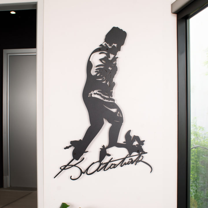 Atatürk Kocatepe Metal Duvar Tablosu