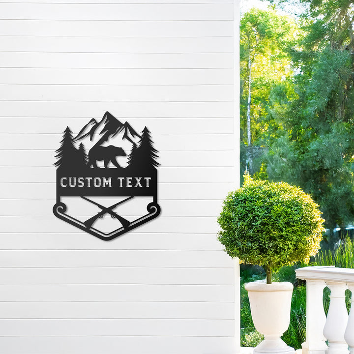 Avcılık Temalı Kişiselleştirilebilir Monogram