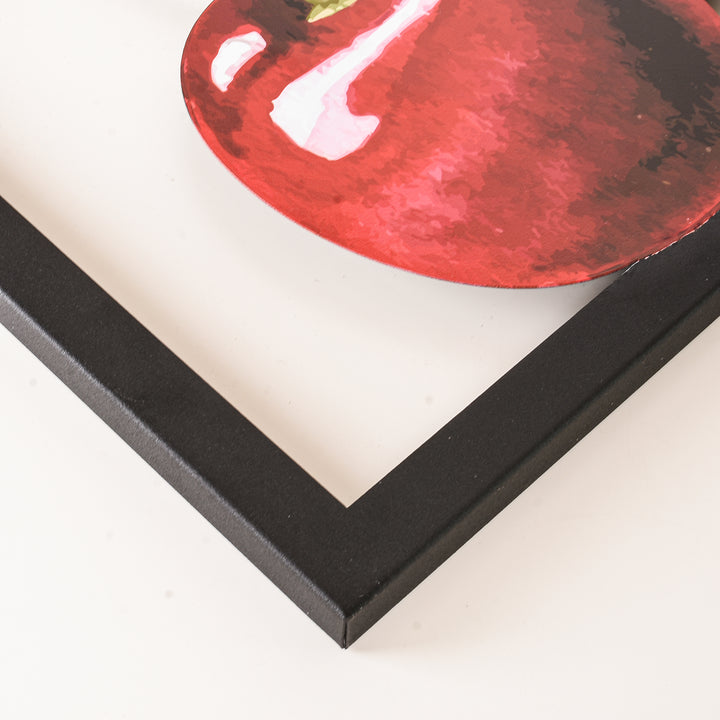 Kiraz Metal Duvar Dekoru