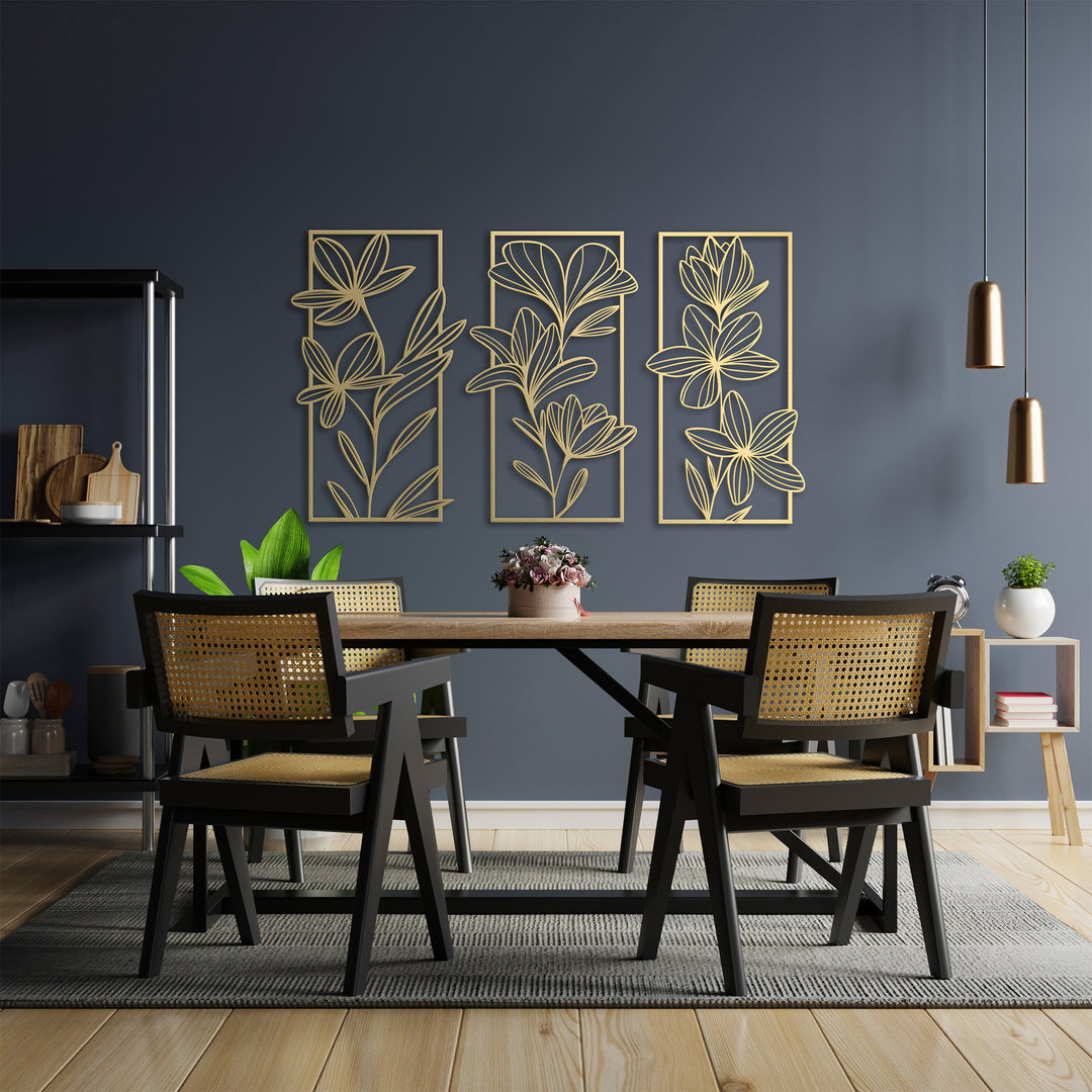 Daylily Metal Wall Painting