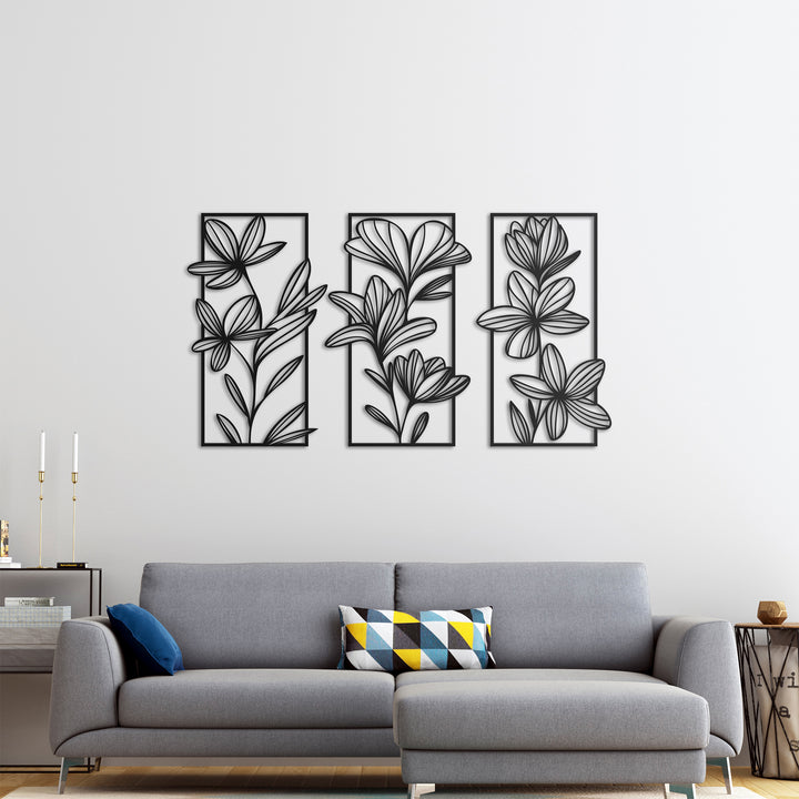Daylily Metal Wall Painting