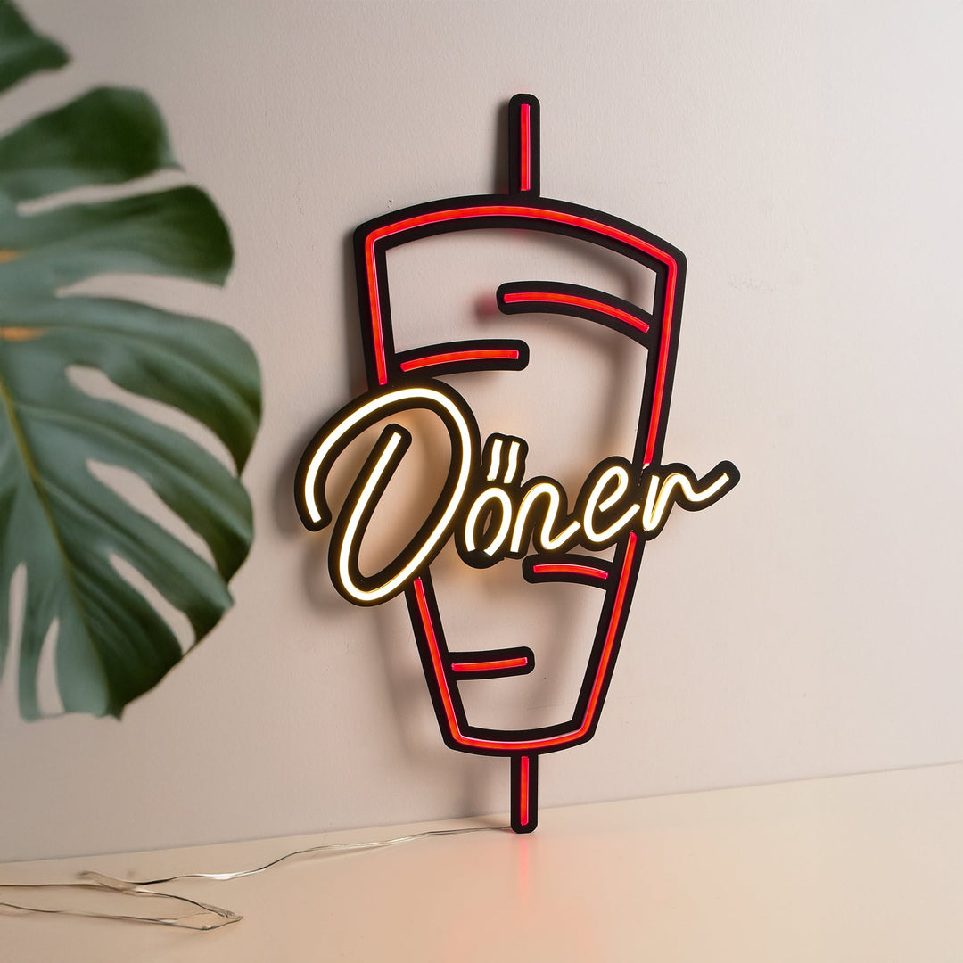 Döner Neon Tabela