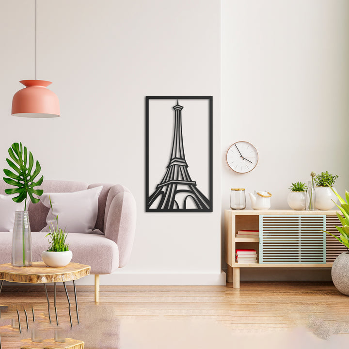 Eiffel Metal Duvar Dekoru