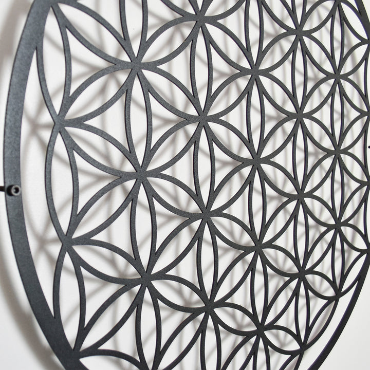 Flower of Life Metal Wall Painting