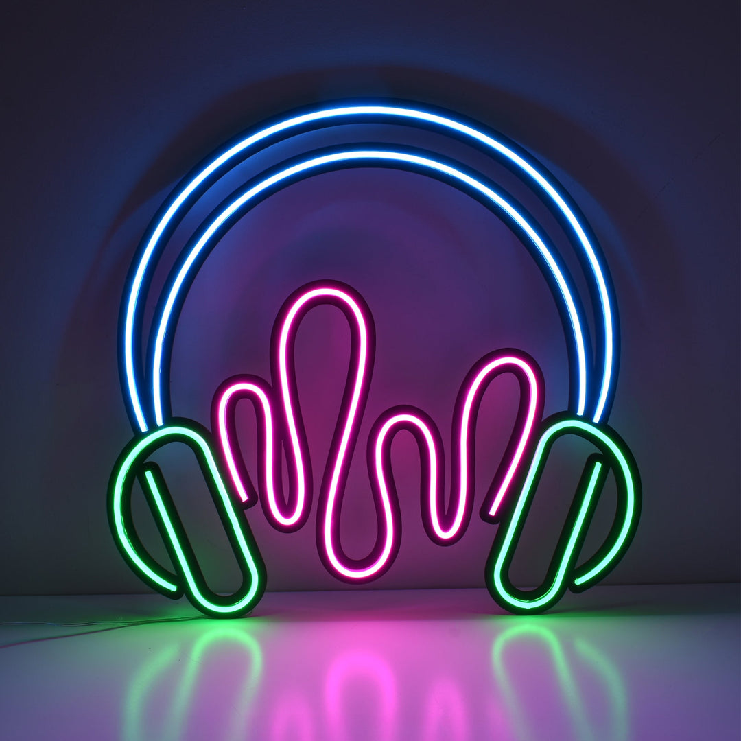 Headphone Neon Dekor