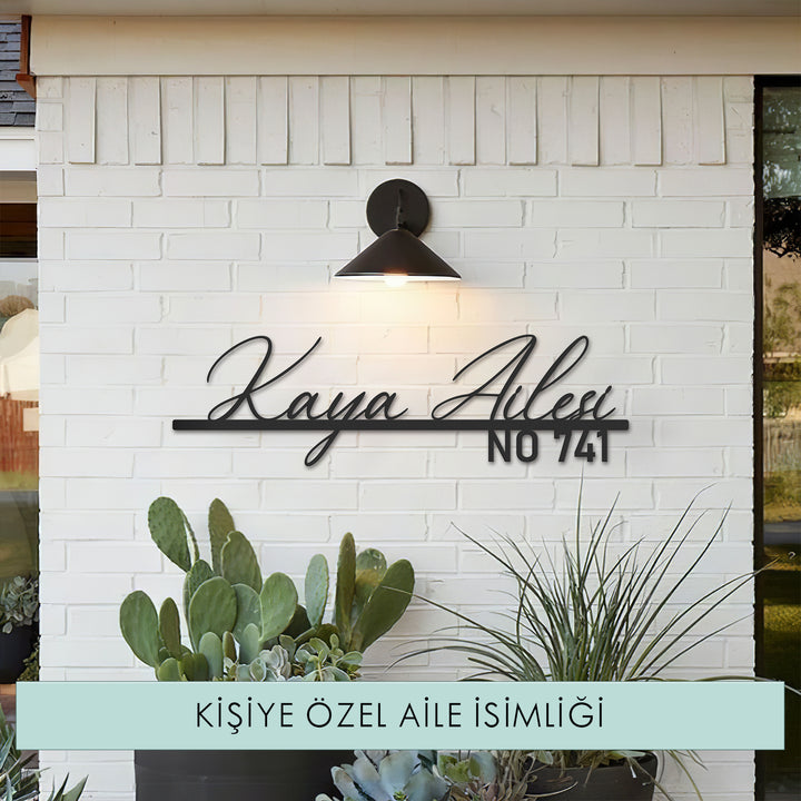 Kişiye Özel Metal Aile İsimliği