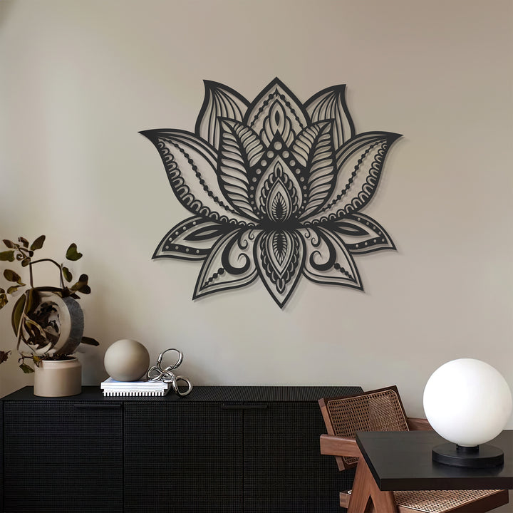 Lotus Mandala Wall Painting