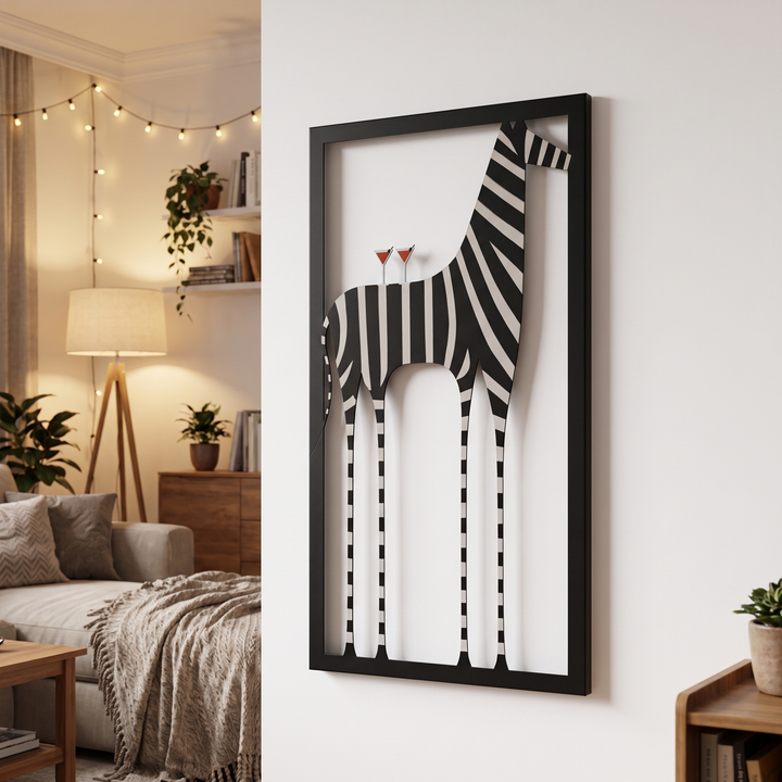 Zebra Metal Tablo