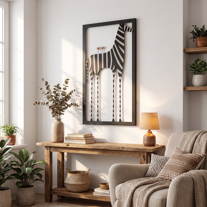 Zebra Metal Tablo