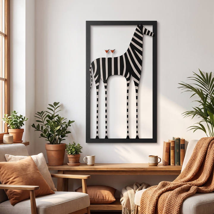 Zebra Metal Tablo