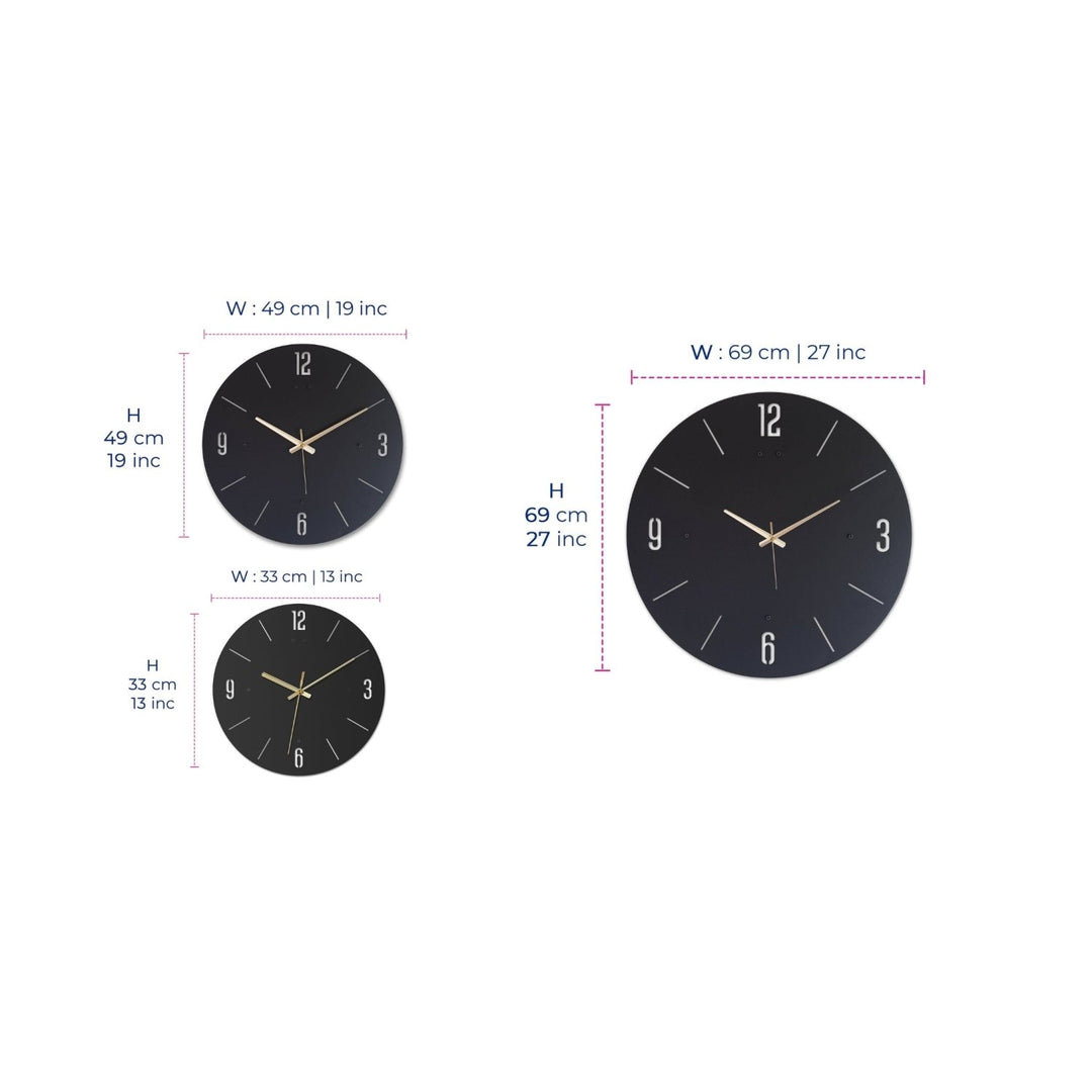 Aldebaran Metal Duvar Saati - morimora.com