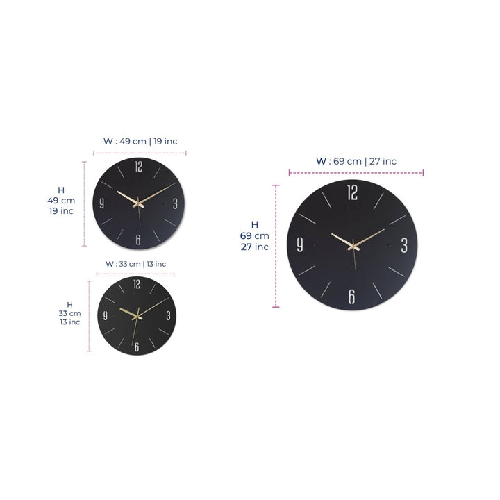 Aldebaran Metal Duvar Saati - morimora.com