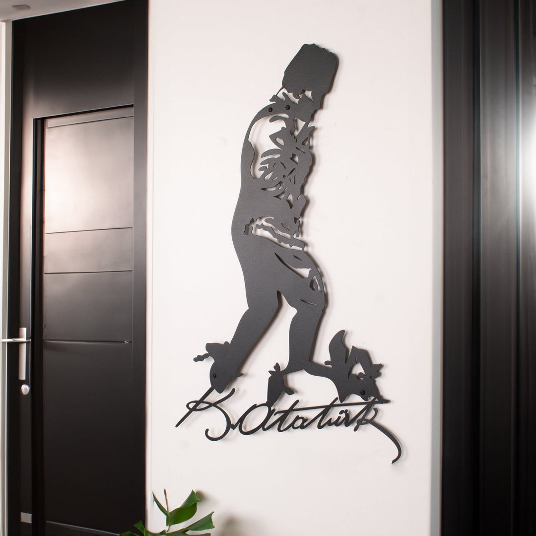 Atatürk Kocatepe Metal Duvar Tablosu - morimora.com
