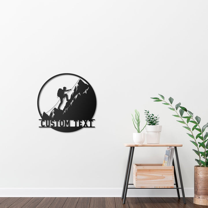 Dağcılık Temalı Kişiselleştirilebilir Monogram - morimora.com