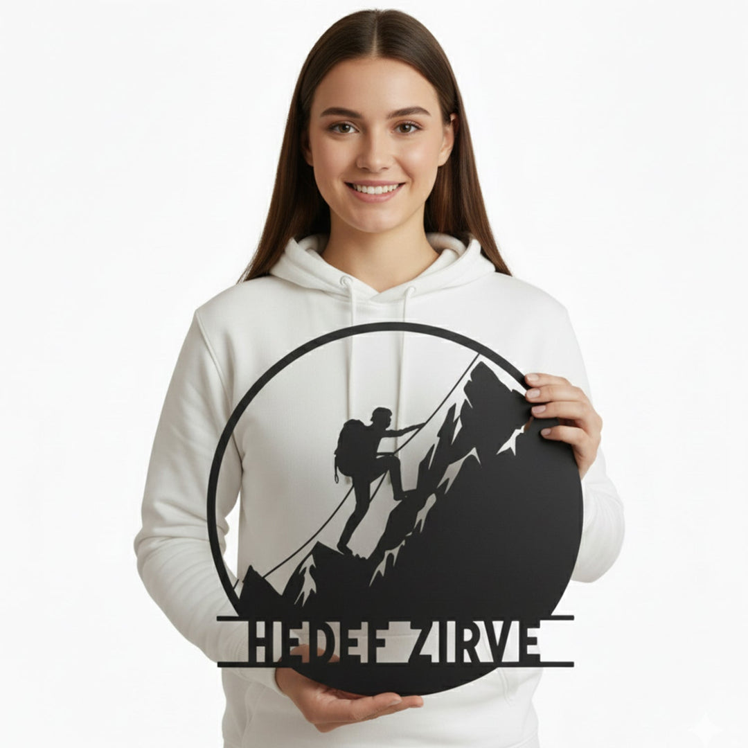 Dağcılık Temalı Kişiselleştirilebilir Monogram - morimora.com