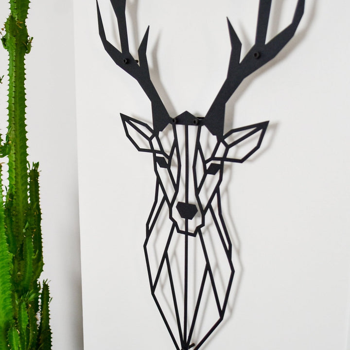 Deer Head Metal Duvar Tablosu - morimora.com