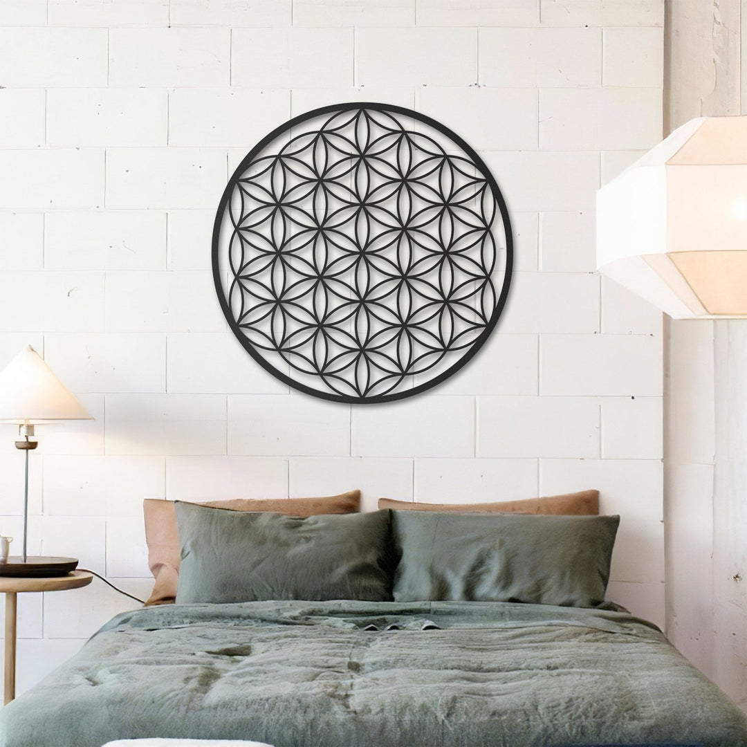 Flower of Life Metal Duvar Tablosu - morimora.com