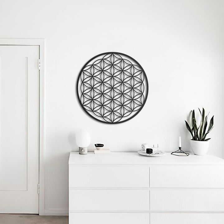 Flower of Life Metal Duvar Tablosu - morimora.com