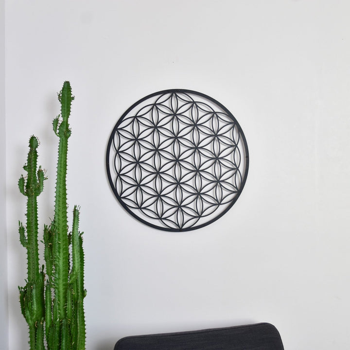 Flower of Life Metal Duvar Tablosu - morimora.com