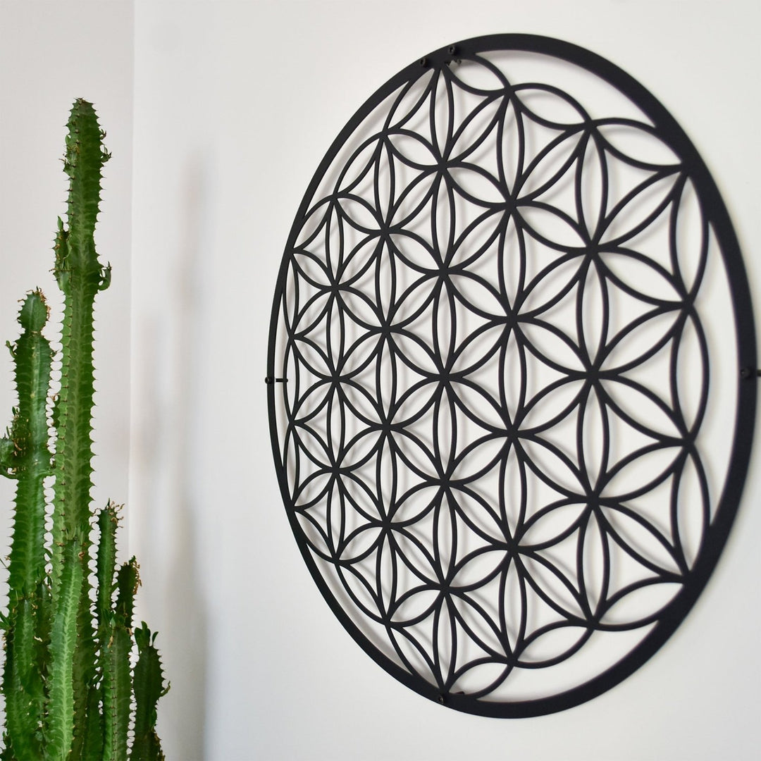 Flower of Life Metal Duvar Tablosu - morimora.com