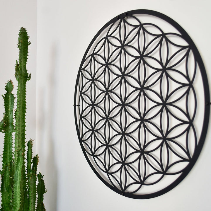 Flower of Life Metal Duvar Tablosu - morimora.com