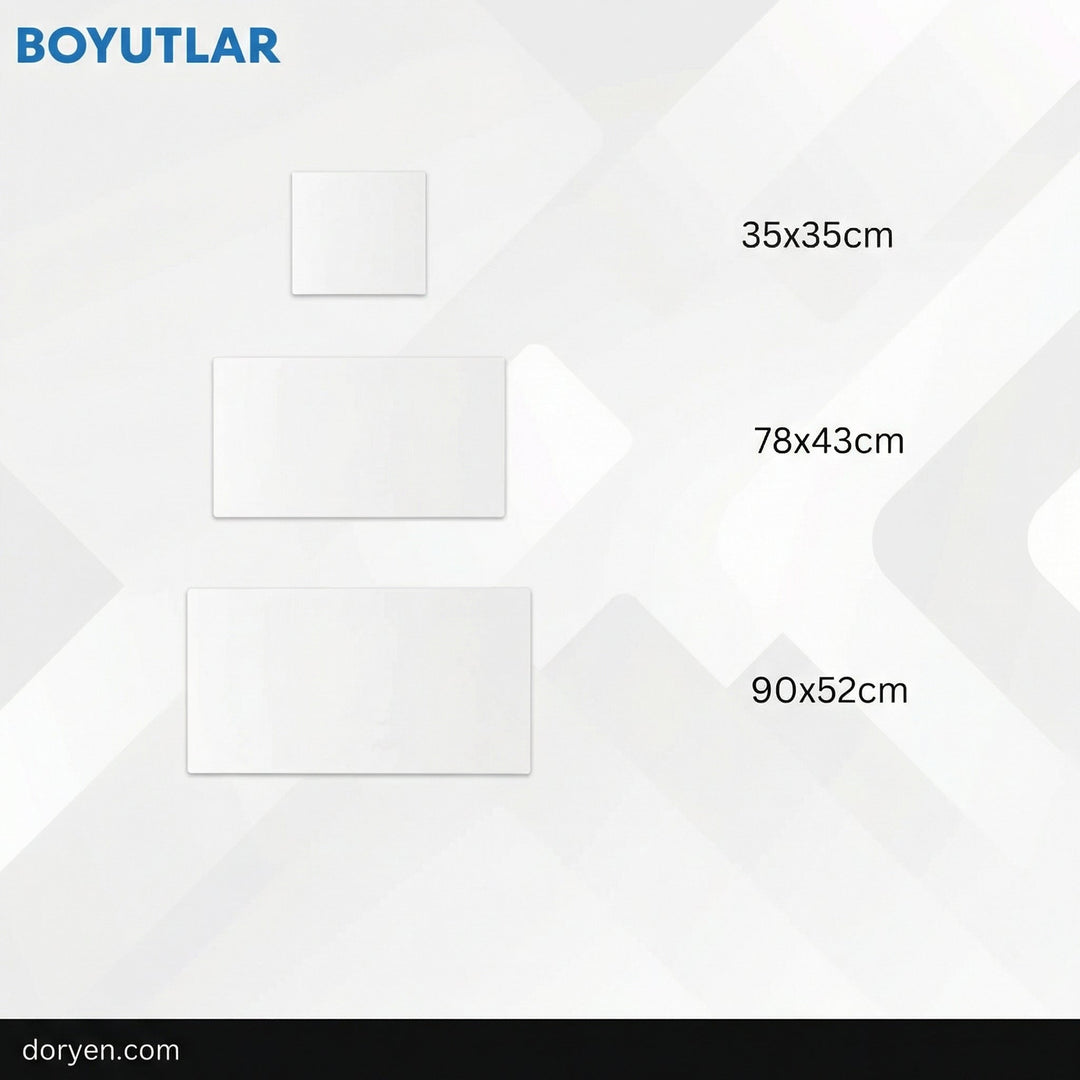Metal Magnet Panosu Beyaz