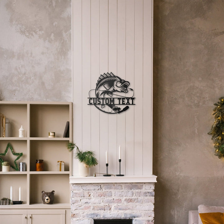 Kişiye Özel Balıkçı Temalı Metal İsimlik - morimora.com