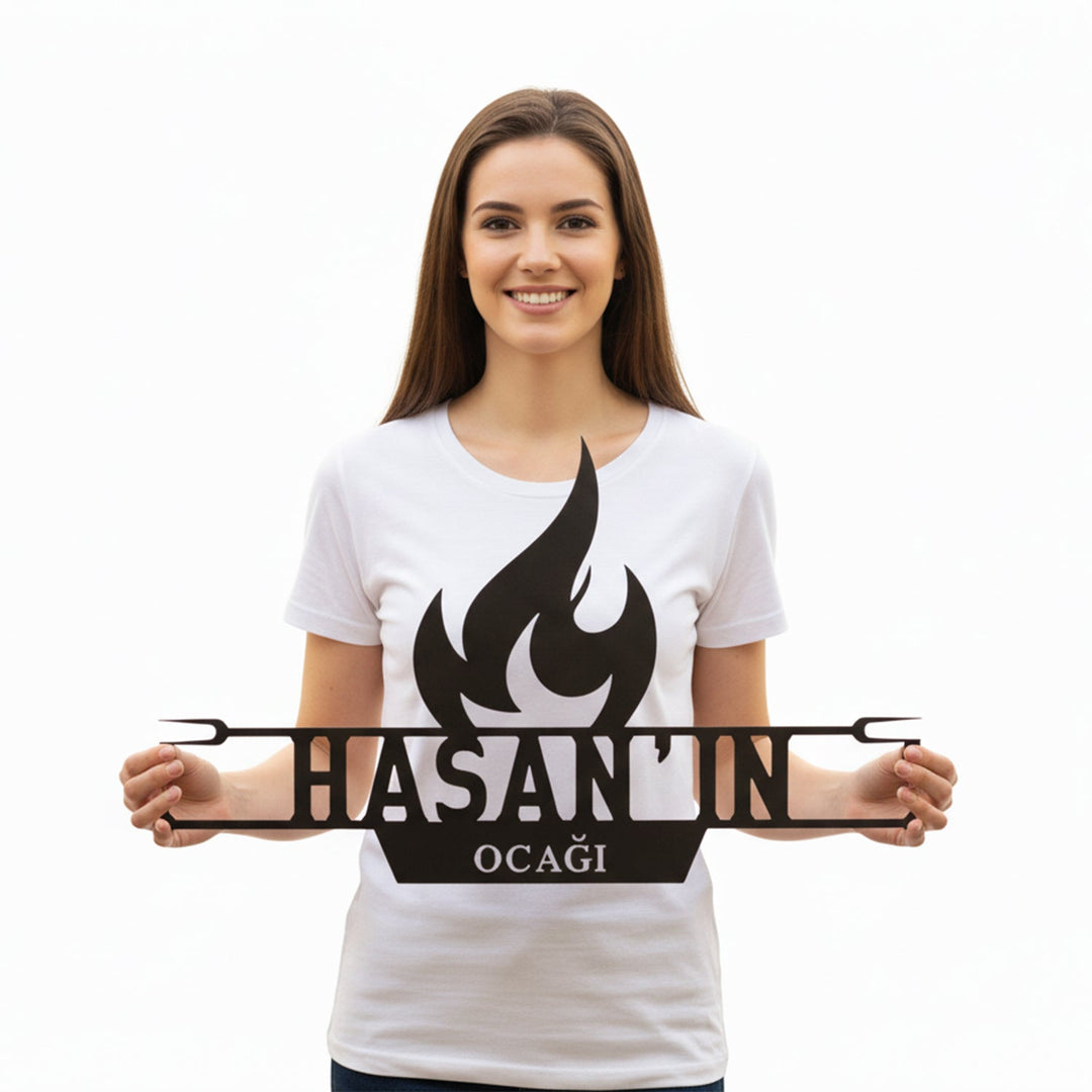 Kişiye Özel Barbekü Temalı İsimlik - morimora.com