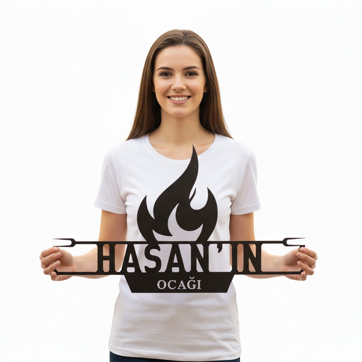 Kişiye Özel Barbekü Temalı İsimlik - morimora.com