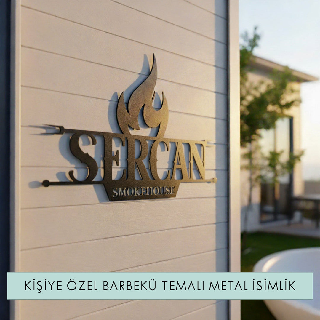 Kişiye Özel Barbekü Temalı İsimlik - morimora.com