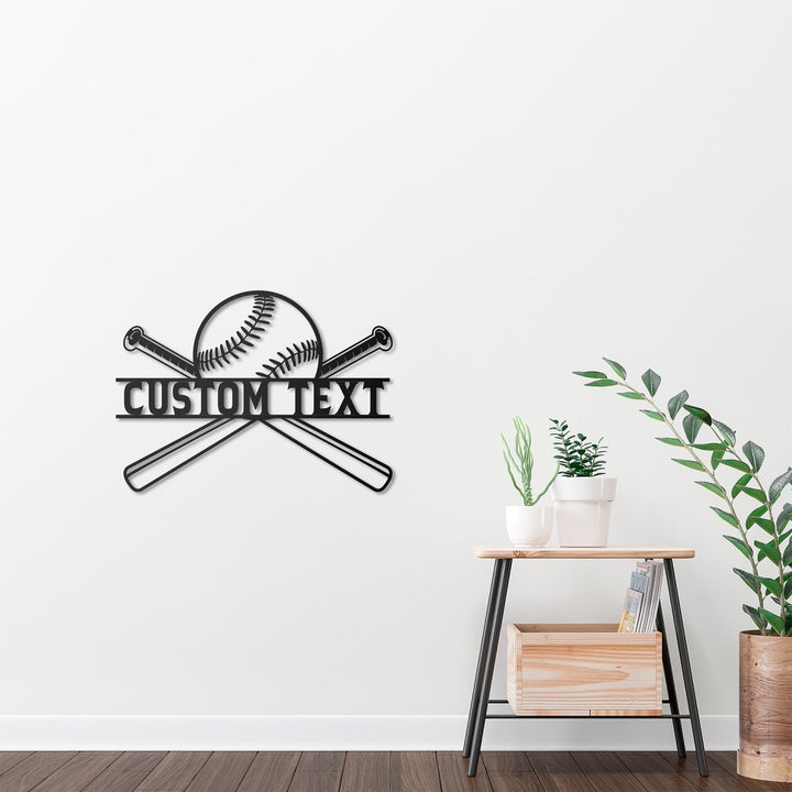 Kişiye Özel Baseball Temalı Metal İsimlik - morimora.com