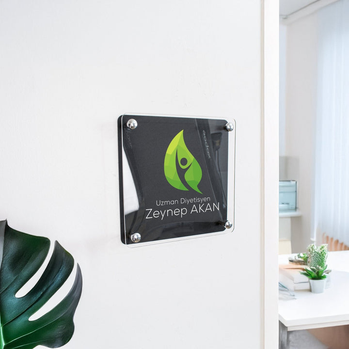 Kişiye Özel Diyetisyen Ofis Tabelası - morimora.com