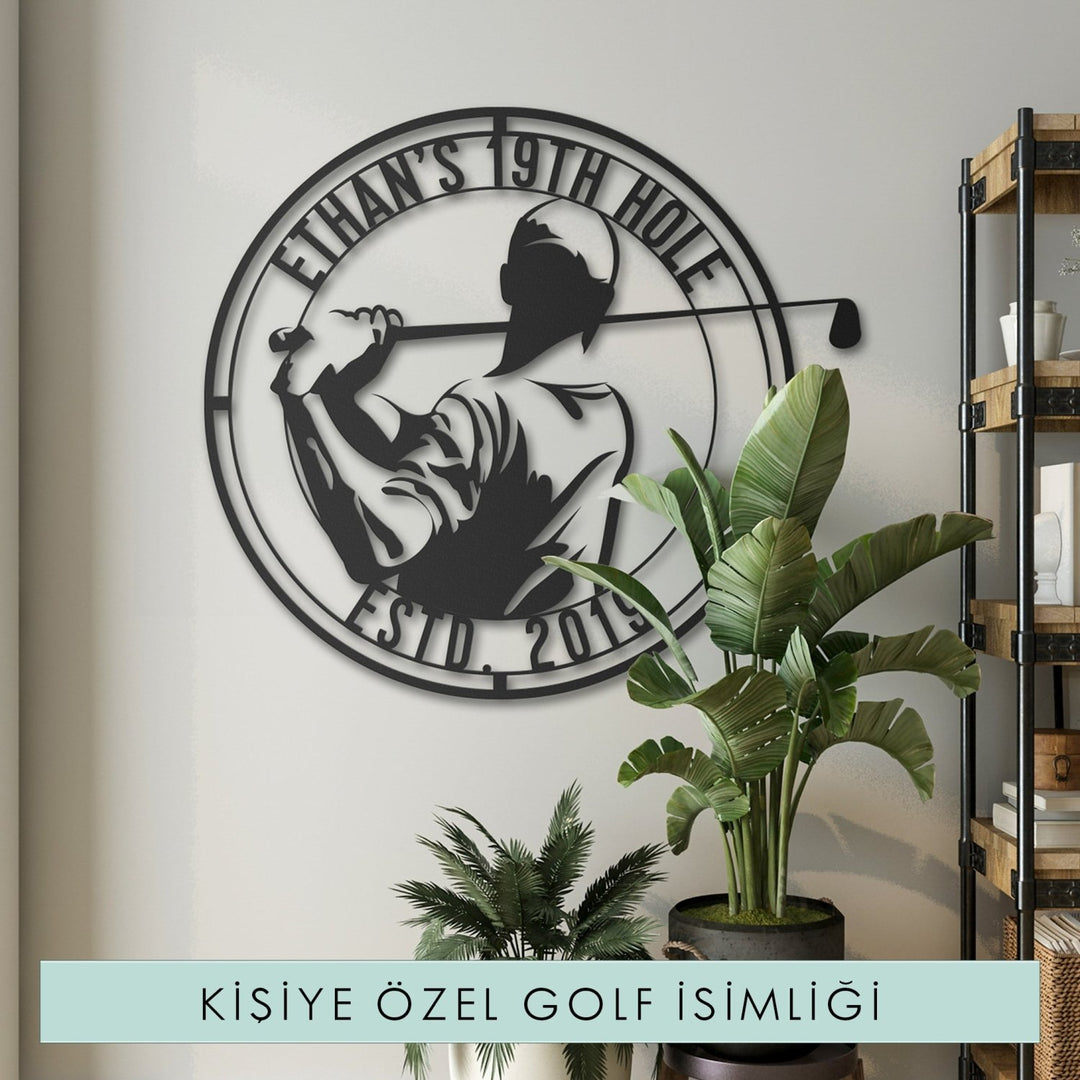 Kişiye Özel Metal Golf Tablosu - morimora.com