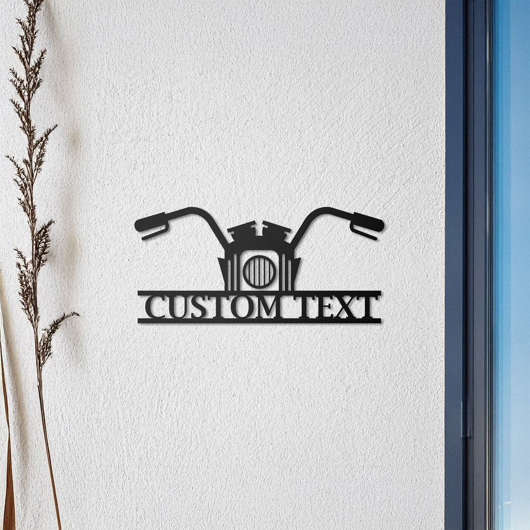 Kişiye Özel Motosiklet Temalı Metal İsimlik - morimora.com