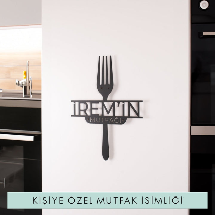 Kişiye Özel Mutfak İsimliği - morimora.com