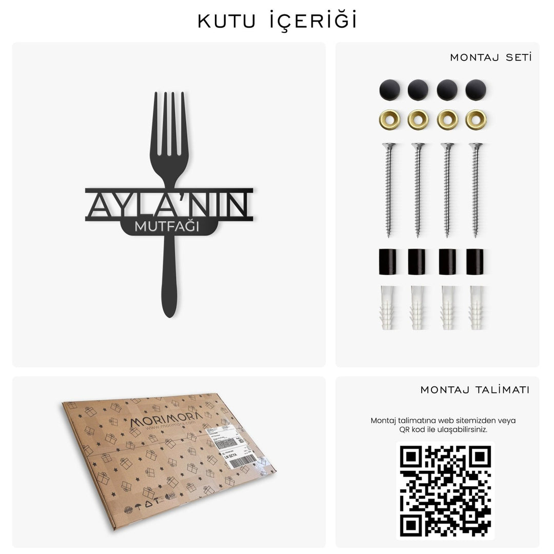 Kişiye Özel Mutfak İsimliği - morimora.com