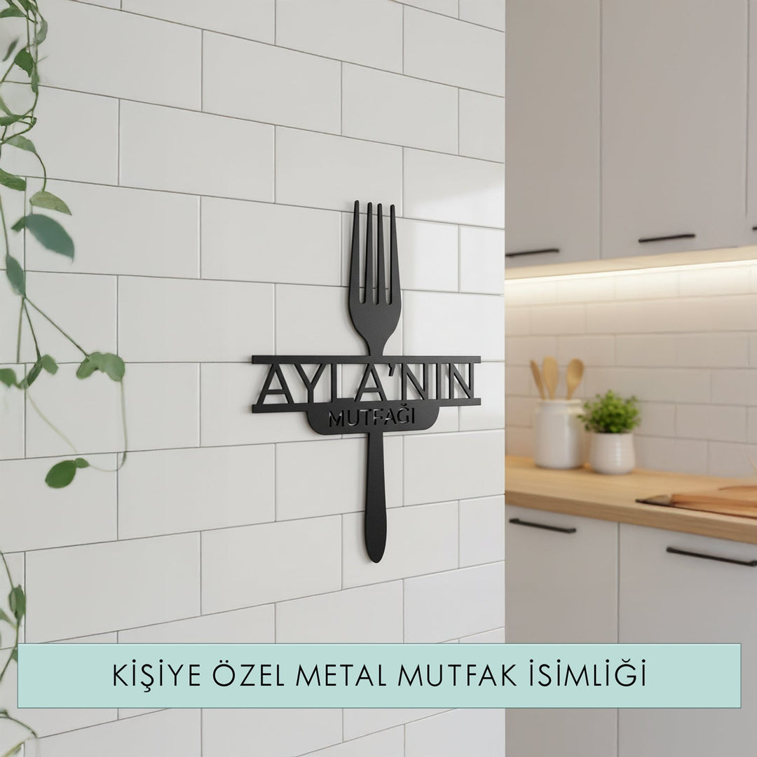 Kişiye Özel Mutfak İsimliği - morimora.com