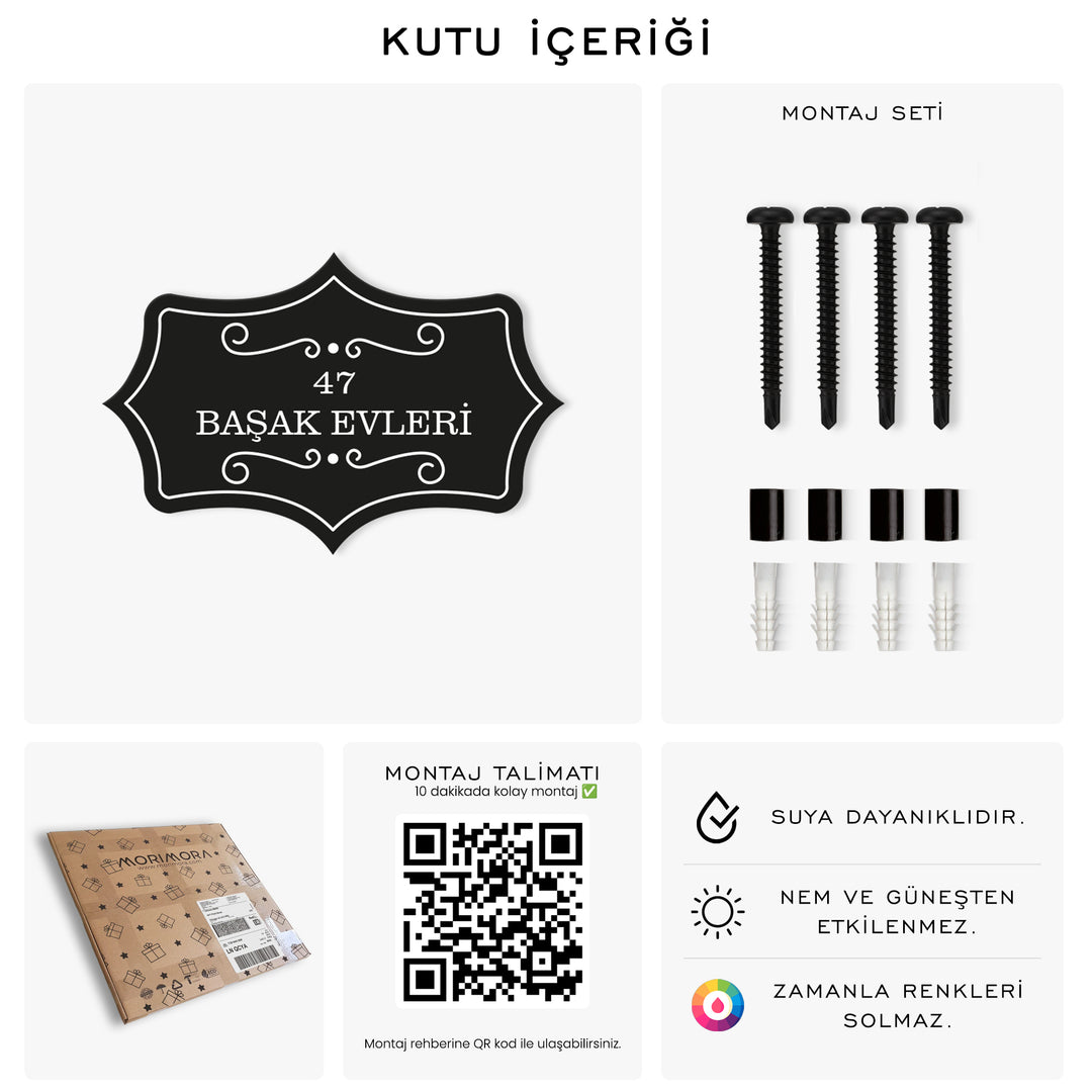 Kişiye Özel Vintage Metal Tabela 1