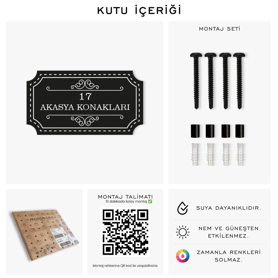 Kişiye Özel Vintage Metal Tabela 4