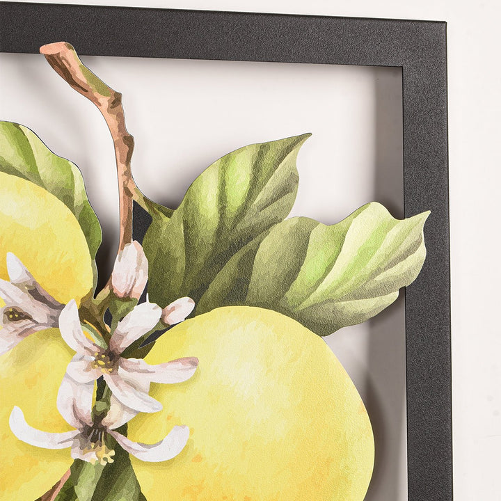 Limon Dalı Metal Duvar Dekoru - morimora.com