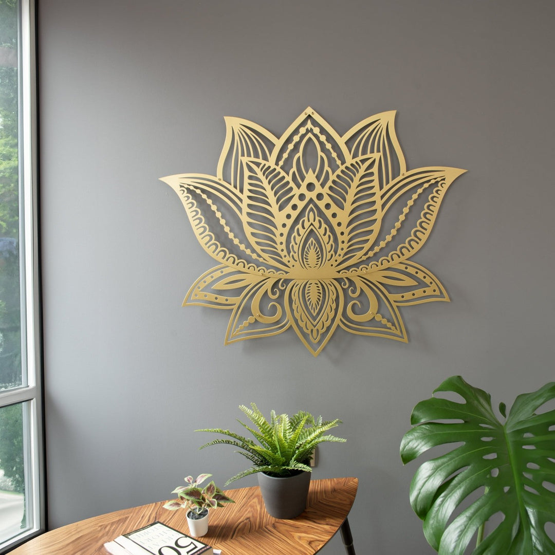 Lotus Mandala Duvar Tablosu - morimora.com